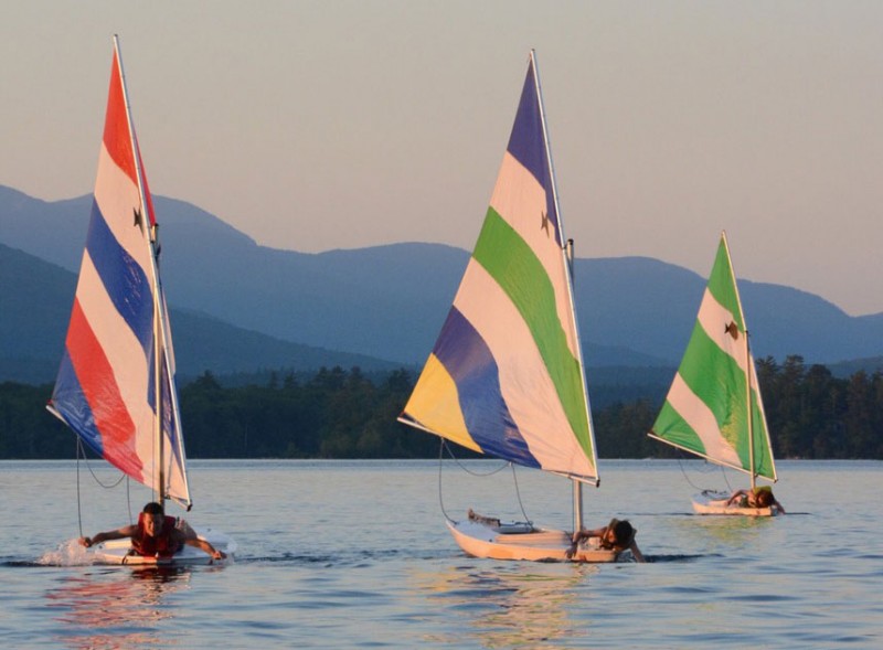 Sailing on Squam at Camp Deerwood